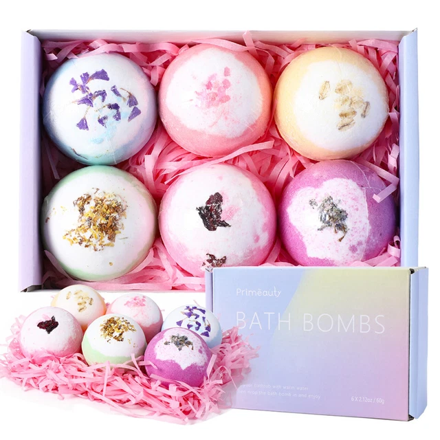 6 PIEZAS baño de aromaterapia estrés y baño de ducha perfumado W3F7