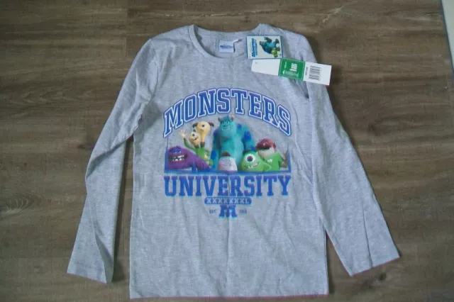 Disney -Monster University-boys grey cotton top.8 y (128 cm).BNWT.