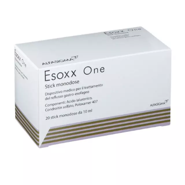 Esoxx One - 20 Bustine Monodose Per Reflusso Gastro - Esofageo - Alfasigma