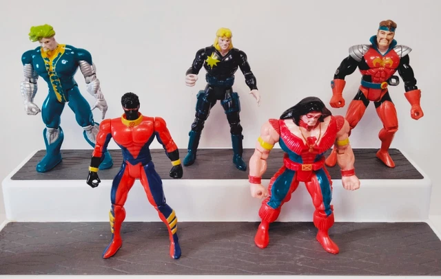 Lot 5 Vintage Marvel X-Men Avengers Toy Biz Action Figures
