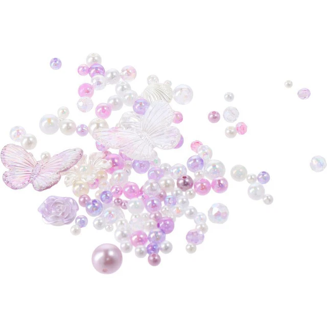 Mélangé Assorti Perles assorties Ronde Perles Pastel  Boucle d'oreille