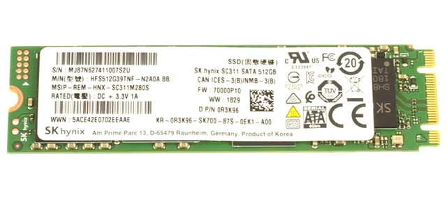 内蔵型SSD SK hynix SC311 SATA 256GB M.2 SSD SK Hynix SC311 256GB M.2 2280 SATA SSD | Components  Drives