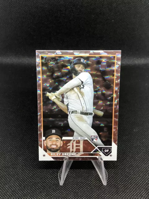 2023 Topps Series 1 RILEY GREENE Collectors Super Box Silver Foil Board RC #31!