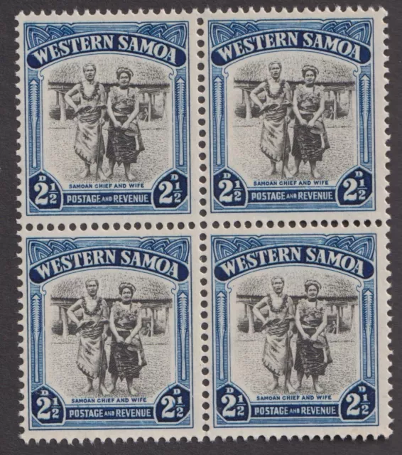 WESTERN SAMOA 1935 Local Motives. Block of 4 MNH (p415)