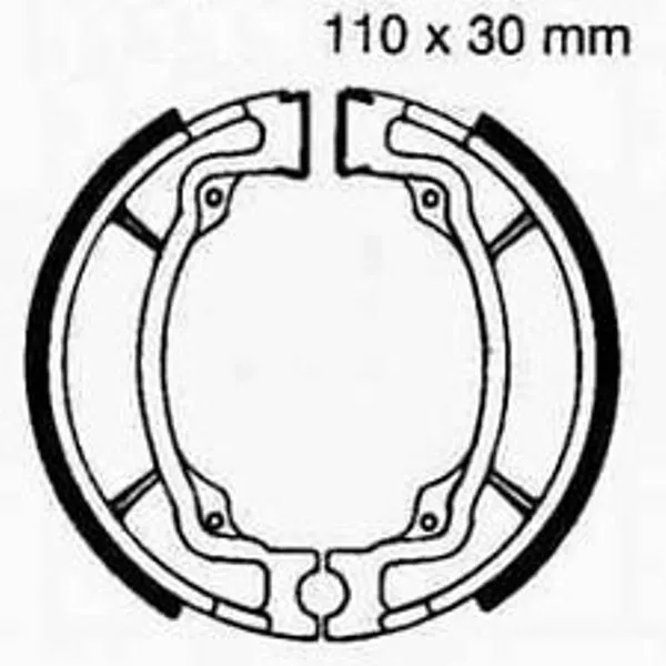 Bremsbacken Satz vorne für Suzuki DR-Z GT RM RV TS 50 80 90 110 125 200 2