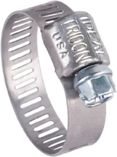 Stainless Steel Band Hose Clamps #10 10 Pcs 1 Box (1/2" TO 1-1/16") Made in USA
