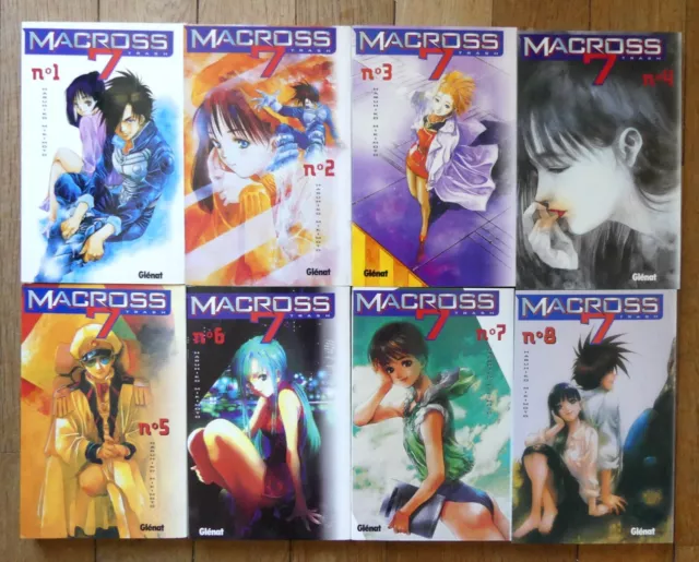 MANGA SERIE COMPLETE 8 TOMES MACROSS 7 TRASH EN FRANCAIS EO Française