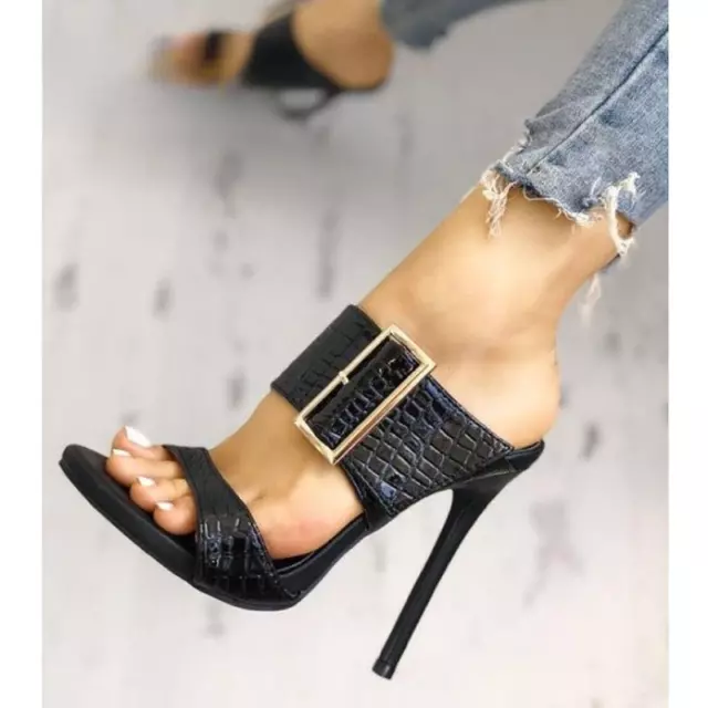 Women Sandals Slippers Fashion Stilettos Party Shoes Sexy Pumps Thin High Heels