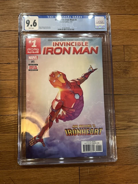 Invincible Iron Man #1 Cgc 9.6 White Pages 2017 Riri Williams (Ironheart)