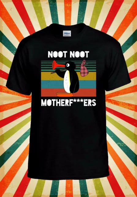 Pingu Noot Noot Motherf*ckers Rude Men Women Vest Tank Top Unisex T Shirt 2261