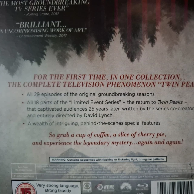 TWIN PEAKS: THE Television Collection [15] Blu-ray Box Set 16 discs 1-3 ...