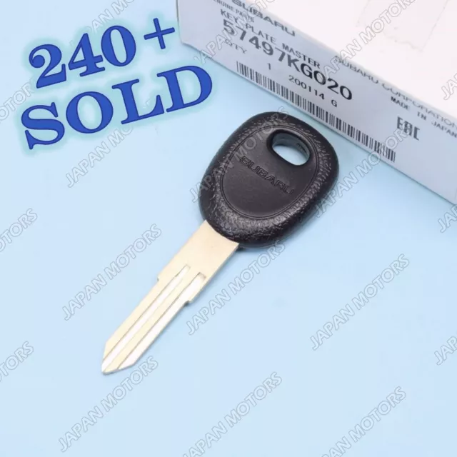 OEM Subaru Steel Master Key Blank Impreza Outback Legacy RS GT SVX 57497KG020