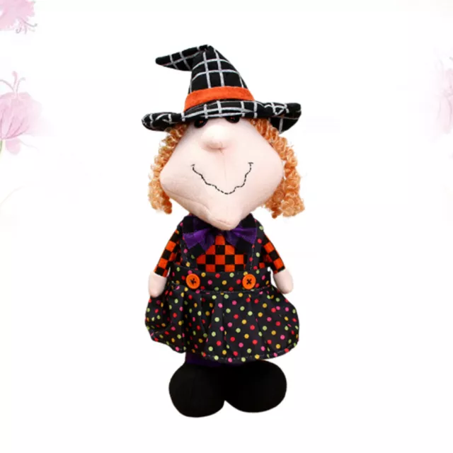 Nordic Faceless Elf Doll Witch Cloak Hat Handmade Statue Aldult