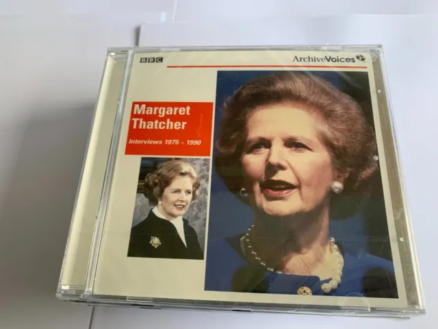 Margaret Thatcher BBC TV Radio interviews 1975-1990 2 CD RARE NEW SEALED