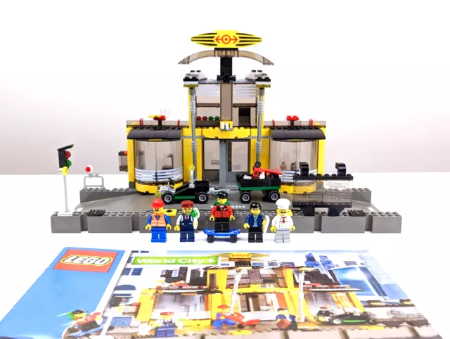 Vintage LEGO World City 4513 - Grand Central Station w/ Instructions, Complete!