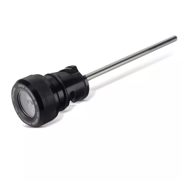 Jauge de niveau d'huile pour Harley Fat Boy 114 19-23 OT2 noir/blanc