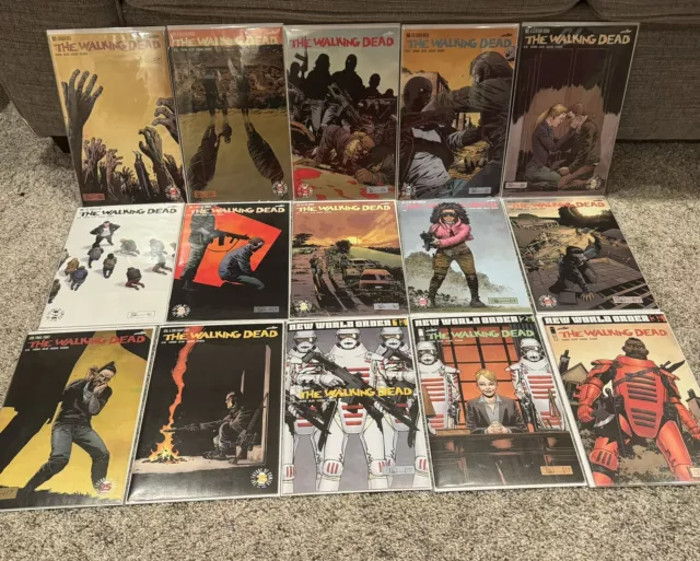 The Walking Dead #163-177 All First Prints Lot Of 15 W/Key Issues Image Comics