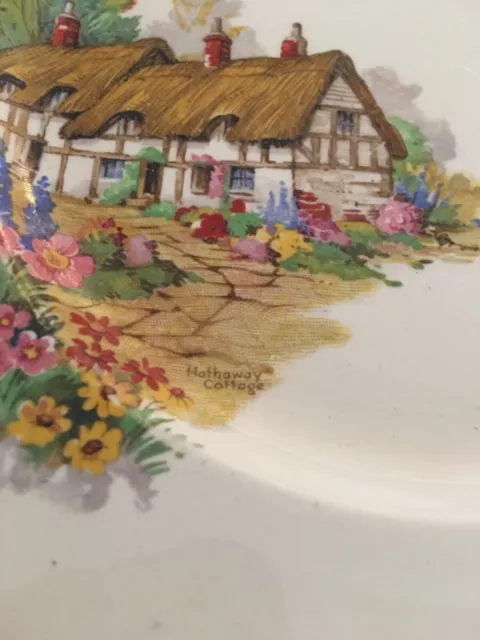 Alfred Meakin  Hathaway Cottage Plate Made in England