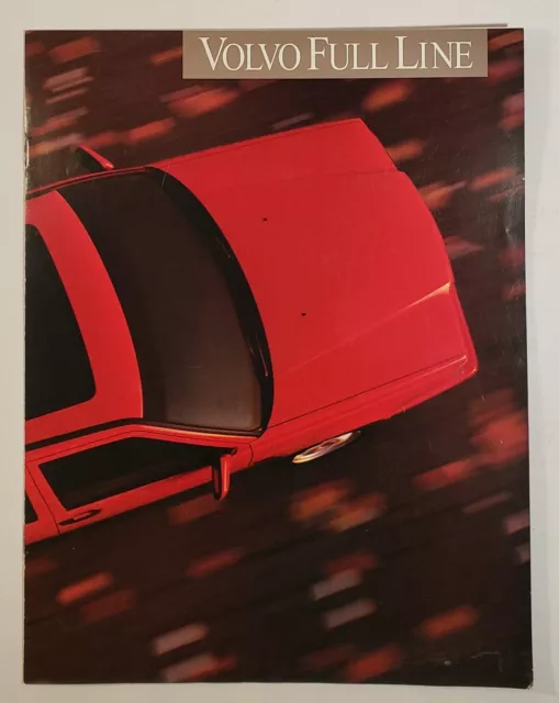 Volvo 1993 Full Line Sales Brochure 8 pages