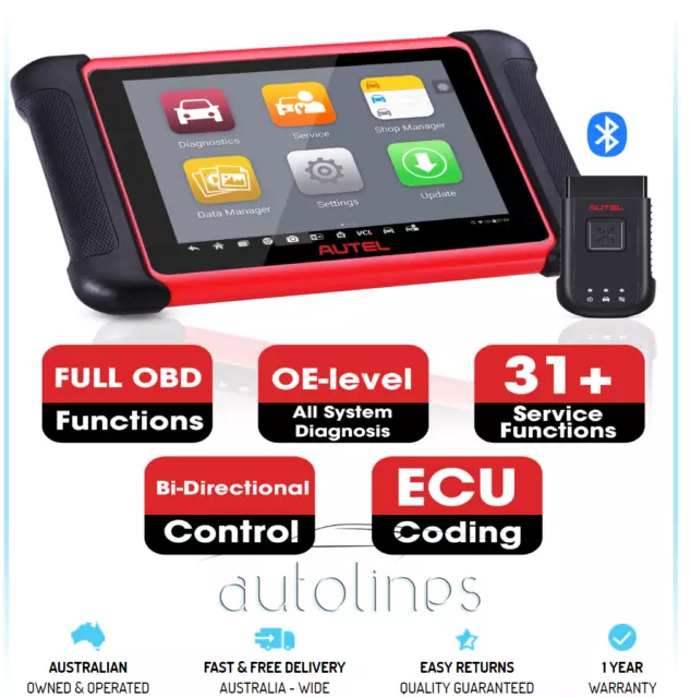 Autel MK906BT Maxisys OBD2 EOBD Car Diagnostic Scanner Tool KEY Coding TPMS