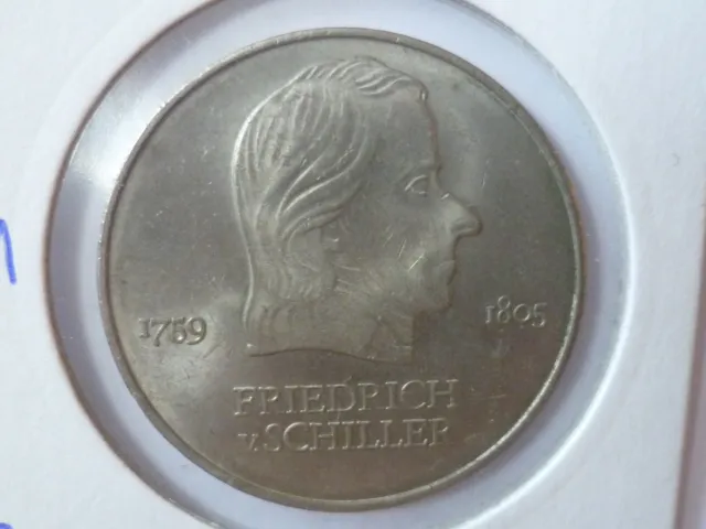 20 Mark DDR, Gedenkmünze "Friedrich Schiller", 1972 A