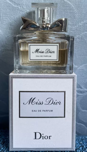 Christian Dior, Miss Dior, 30ml Eau De Parfum Boxed, Used Vintage, Natural Spray