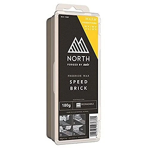 Swix North Speed Brick Warm Spring Freeride Wax 180g Yellow