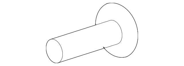 Genuine Toyota Trunk Side Trim Clip 90467-A0002-C4