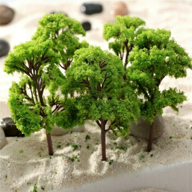 Homoyoyo 15 Alberi di Cedro architettura Albero Verde pianta Paesaggio Modello Piante per modellismo Fai da Te Artigianato Paesaggio Paesaggio Layout