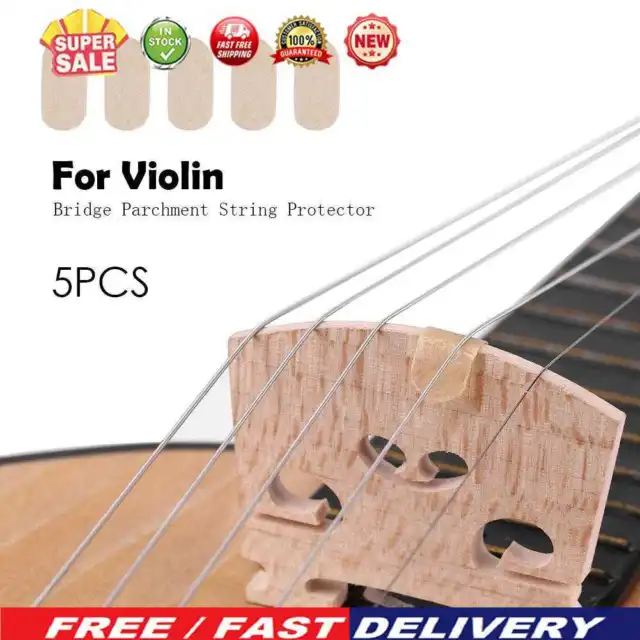 5pcs Viola E String Pads Mini Parchment Professional Durable Violins Accessories