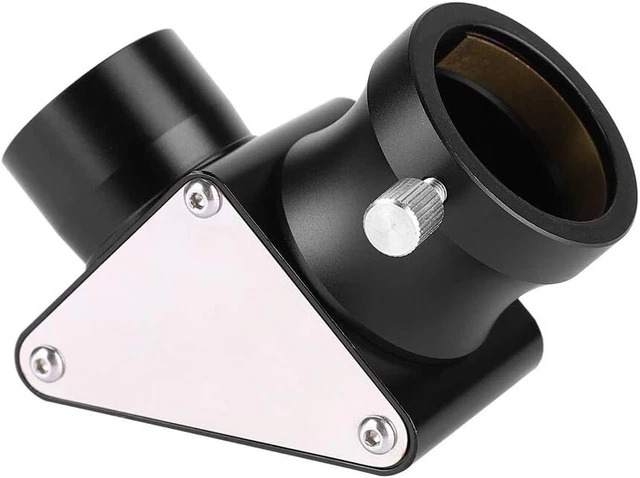 90° Dielectric Mirror Diagonal for Telescope - 1.25" Eyepiece Adapter