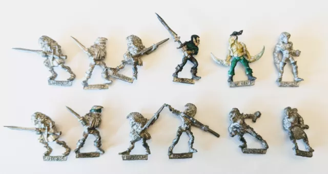 Citadel Games Workshop Wood Elf Wardancers (12) 1980s Metal