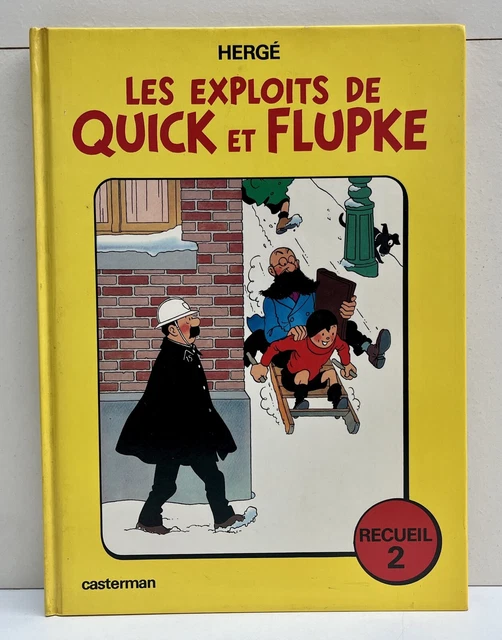 Tintin - Quick et Flupke - Display publicitaire d'époque en feutrine - (1970