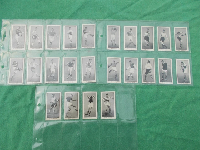 D.C. Thomson 1956 Famous Footballers Full Set