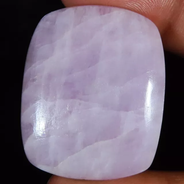 (29 X 36 x 06 MM SIZE) 74.75 Cts NATURAL KUNZITE CUSHION CABOCHON LOOSE GEMSTONE