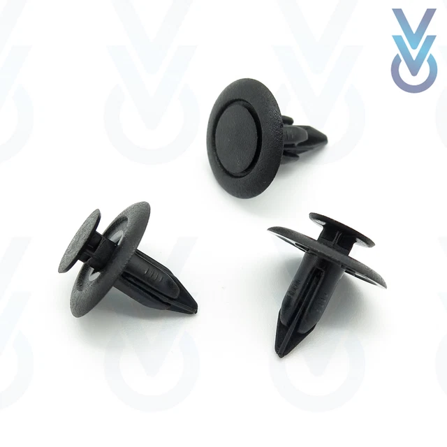 10 Clips De Garniture De Porte VVO Pour Ford B-Max - Noir - Réf: 1429935
