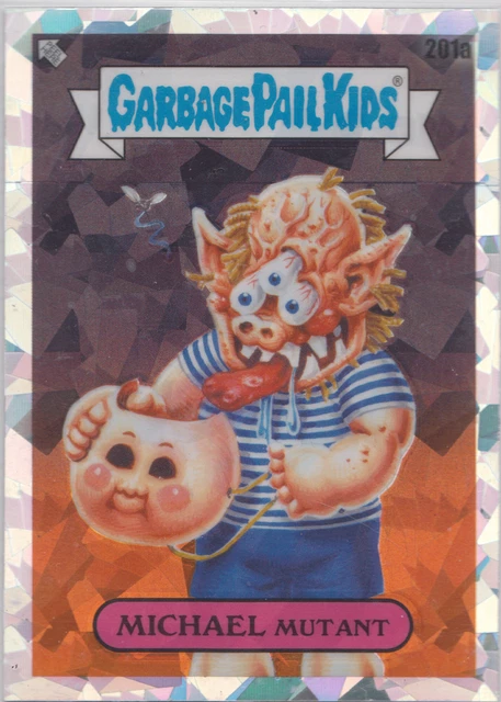 2022 TOPPS CHROME GARBAGE PAIL KIDS SERIES 5 ATOMIC REFRACTOR #201a Michael