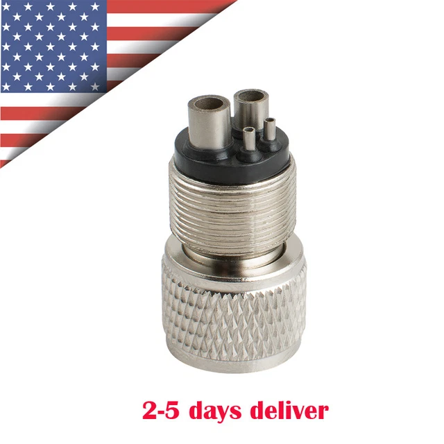 Dental Tubing Adapter Changer Connector High Speed Handpiece 4H to 2H in stock