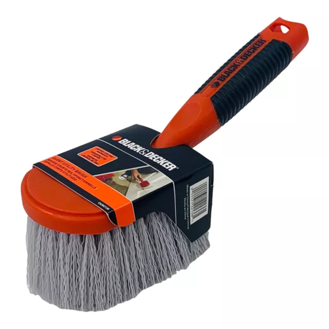 Black & Decker Short Utility Brush Cleaning Brush, 4 1/2"