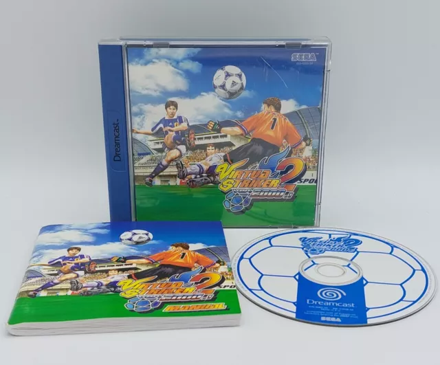 Sega Dreamcast Virtua Striker 2 Ver. 2000.1 | OVP + Anleitung | CD Guter Zustand