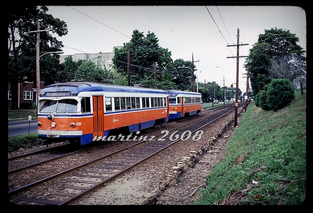 (Ym) Orig. Traktion/Trolley Schiebe Septa (Philadelphia, Pa) 18
