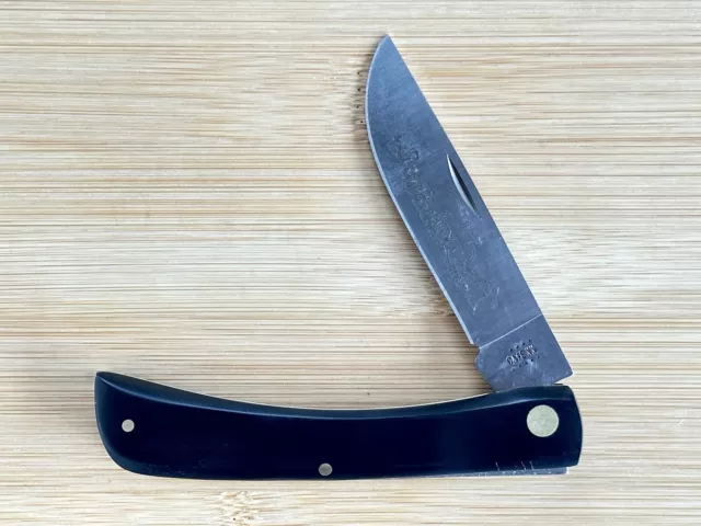 CASE XX BLACK Sodbuster Jr 2137 SS Stainless Pocket Knife vintage