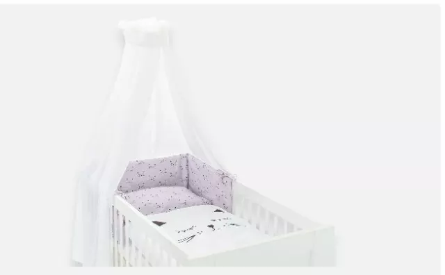 TT18201 Schmusekatze Bettset Schlafzimmer Baby Kinder Himmel Nestchen Bettwäsche