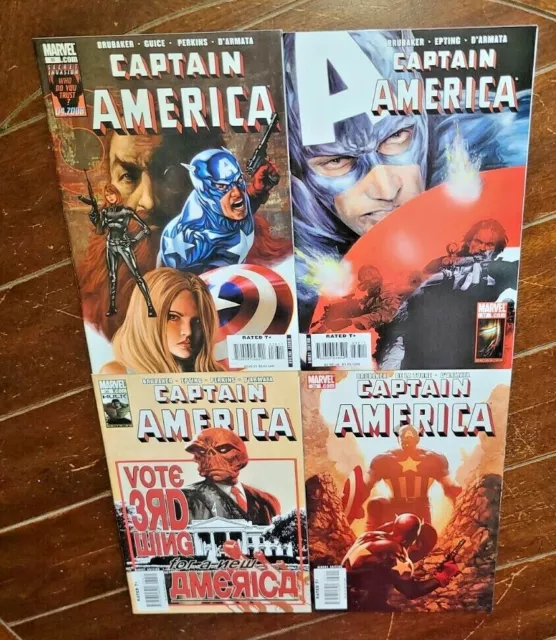 Captain America #36 thru #39, (Marvel, 2008): Free Shipping!