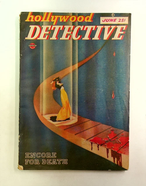 Hollywood Detective Pulp Jun 1947 Vol. 8 #1 GD+ 2.5 TRIMMED