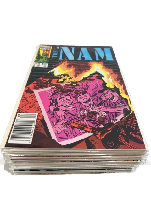 THE ‘NAM - Marvel Comics Lot (28 Comic Books) - #3 Feb 1986 Thru #35 Oct 1989 3