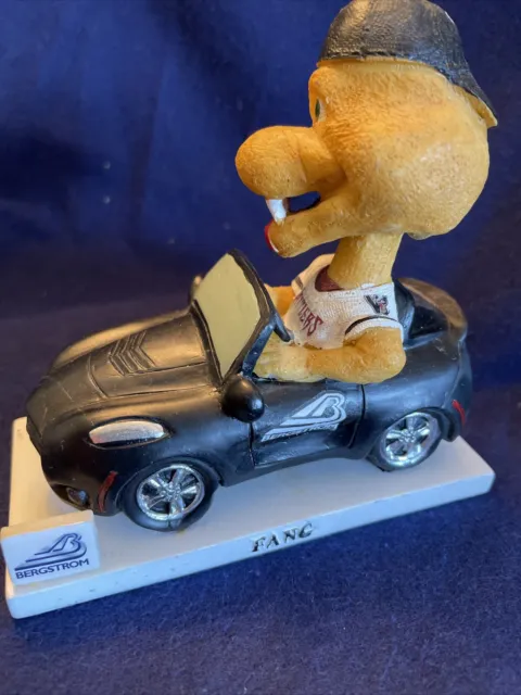 FANG Bobblehead-Wisconsin Timber Rattler mascot in car SGA 2