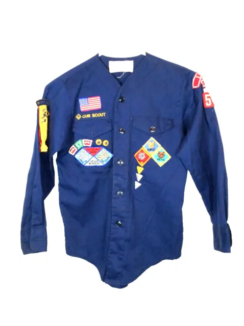 Boy Scouts Of America Shirt. Pre-Owned -1980- Some Stains On The Left Sleeve