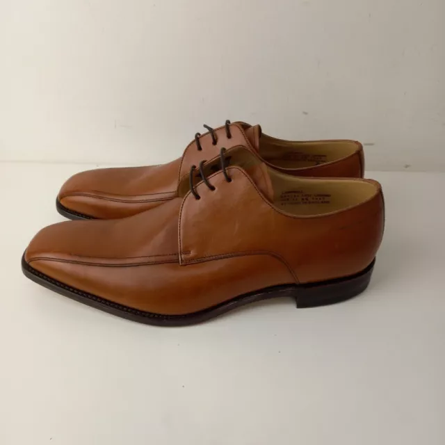 LOAKE DRESS SHOES Size 12 Mens Tan Brown Lace Up Smart Formal Boxed ...