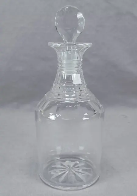 Antique Mid 19th Century Anglo Irish Small Cut Glass Decanter Circa 1840s
